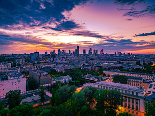 Warszawa © Drone in Warsaw