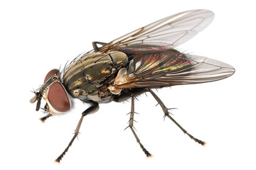 Fototapeta premium Fly on Transparent Background