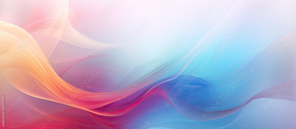 Poster a stunning abstract backdrop with vibrant hues and a soft focus, ideal for use as a copy space image