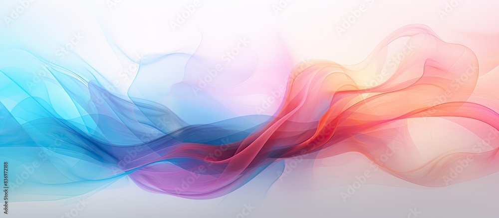 Poster a stunning abstract backdrop with vibrant hues and a soft focus, ideal for use as a copy space image