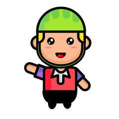 
cyclist illustration