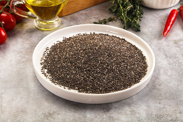 Vegan cuisine - Chia seeds for cooking
