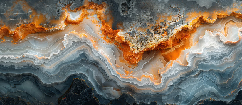 An explosion and collage of different natural Earth textures mixed in beautiful abstract background, 4K