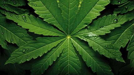 Fototapeta premium green leaf background