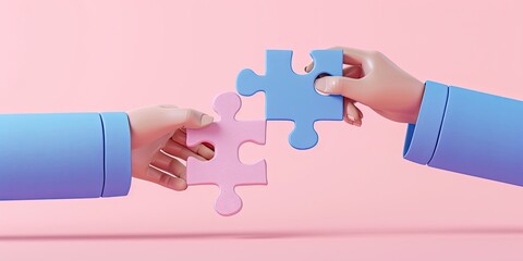 Connecting Puzzle Pieces Together