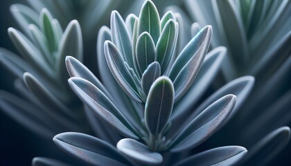 Obraz premium A close-up image of a Lavandula plant