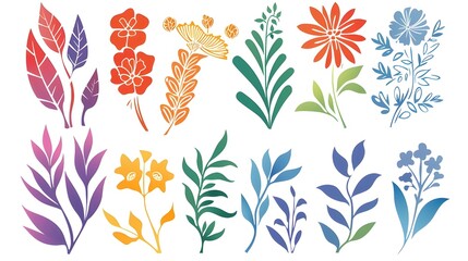 Fototapeta premium pattern with flowers
