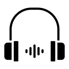 Support, headphone icon