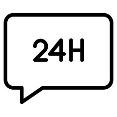 24 Hours chat support