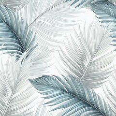 seamless pattern with feathers