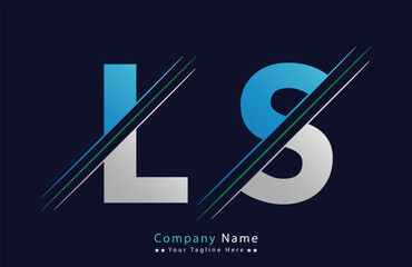 LS Letter Logo Template Illustration Design.