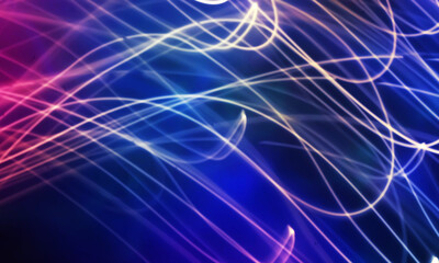  Abstract blue background with lines