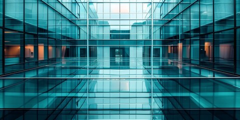 glass minmalistic architectural forms