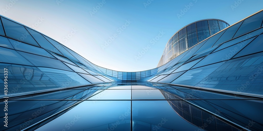 Canvas Prints glass minmalistic architectural forms
