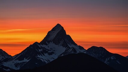 Beautiful scenery of mountains