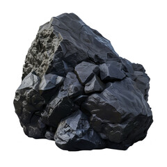 Rock coal fragment black stone  mining industry power energy resource