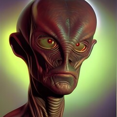 portrait of an alien