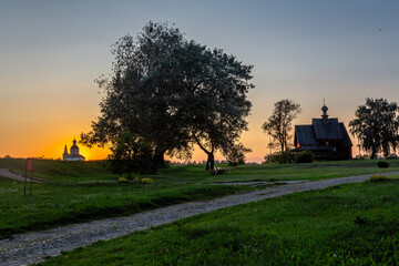Suzdal, Vladimir region, Russia, Golden Ring: Wooden Church of St. Nicholas the Wonderworker from...