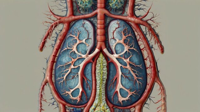 Organic shapes resembling internal organs.