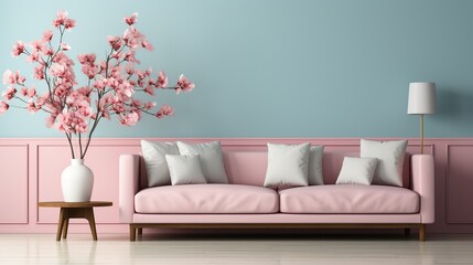 A soft pastel-colored background, adding a subtle touch of color while maintaining a minimalist aesthetic that complements various designs. Minimal and Simple,