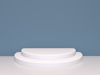 Studio Scene For Product Display. Product Presentation Display. Mock Up. 3D Render Illustration. 