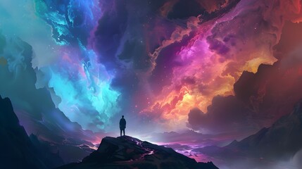 Boundless Cosmic Storm:An Innovative of the Ethereal and Mysterious Realms of the Universe
