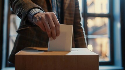 Obraz premium Elegance and Commitments on Election Day