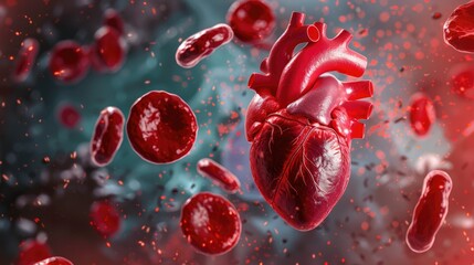 The human heart is a muscular organ that pumps blood throughout the body.