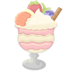 Desserts & Sweet Foods Flat Design Icon Set