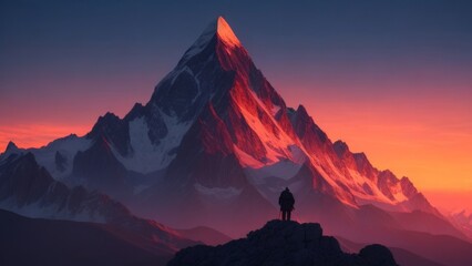 Beautiful scenery of mountains