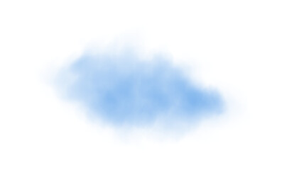 Blue fog in slow motion. Realistic atmospheric blue smoke. Blue fume slowly floating rises up. PNG.

