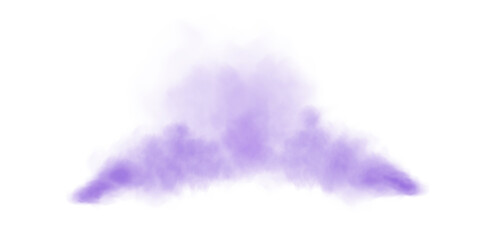 Purple fog in slow motion. Realistic atmospheric purple smoke. Purple fume slowly floating rises up. PNG.
