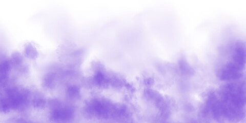 Purple fog in slow motion. Realistic atmospheric purple smoke. Purple fume slowly floating rises up. PNG.
