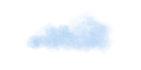 Blue fog in slow motion. Realistic atmospheric blue smoke. Blue fume slowly floating rises up. PNG.
