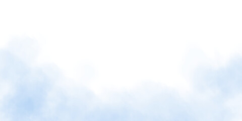 Blue fog in slow motion. Realistic atmospheric blue smoke. Blue fume slowly floating rises up. PNG.
