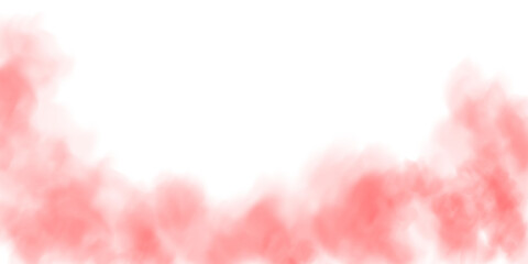 Red fog in slow motion. Realistic atmospheric red smoke. Red fume slowly floating rises up. PNG.
