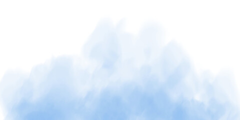 Blue fog in slow motion. Realistic atmospheric blue smoke. Blue fume slowly floating rises up. PNG.
