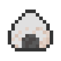 onigiri pixel art for dynamic digital projects and designs.