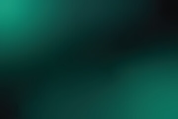 Abstract dark emerald green gradient background with glowing lights. Vector illustration