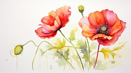 Obraz premium poppy flowers