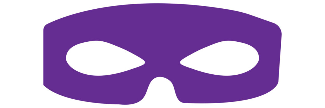 recommend clip art: Transparent PNG available
                    Mask superhero carnival villain or burglar vector icon. Collection of Black flat masquerade costume eye mask silhouette hidden face. Incognito theatre party masque shape clip