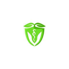 green plant shield