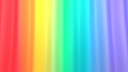 3d rendered rainbow curtain.