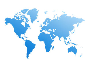 Hi Detail Vector Political World Map illustration