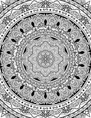 Full Page Mandala Letter Size for Coloring Pages Mandala, Adult, Kids, Lined Pages inspired by Islam Arabic Pakistan Indian. For Publishing Use ADULT Mandala Relaxing Coloring Pages Print