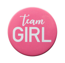 Pink Girl Button