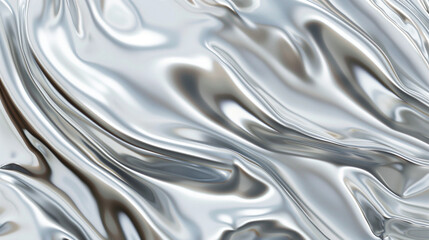 abstract silver liquid metal background