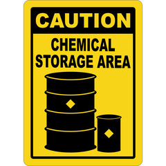 CAUTION CHEMICAL HAZARD SIGNS