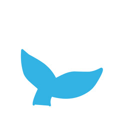 Mermaid tail vector Silhouette
