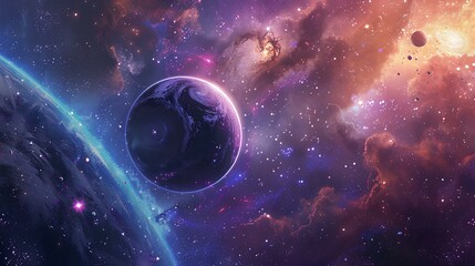 planet in space